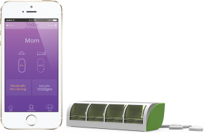 The Tricella liif, is a pillbox that connects families. see when mom missed her pills or when her next dosage is. Send her a message through the app if she forgot to take her medicine pill reminder health technology